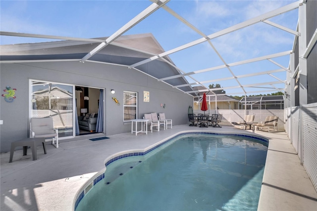 166 Laurel Ridge Pass, Davenport, FL 33897 - view of pool with a lanai, a fenced in pool, and a patio area