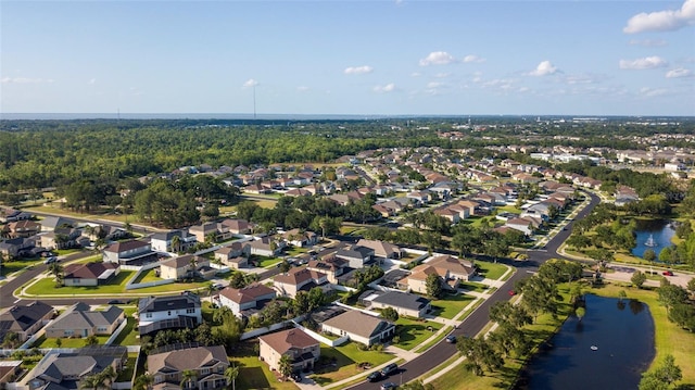 690 Cascading Creek Ln, Winter Garden, FL 34787 - bird's eye view featuring a water view and a residential view