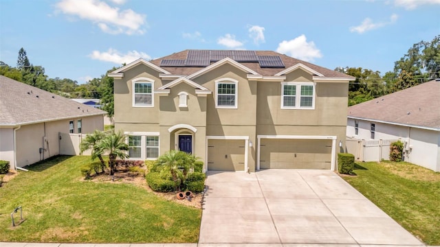 5275 Pine Lily Cir, Winter Park, FL 32792 - view of front of property with concrete driveway, fence, stucco siding, and a garage