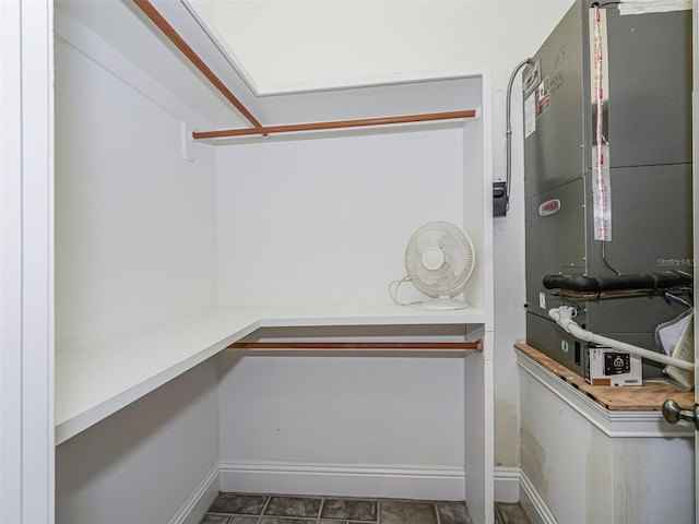 2266 12th St, Vero Beach, FL 32960 - walk in closet featuring heating unit