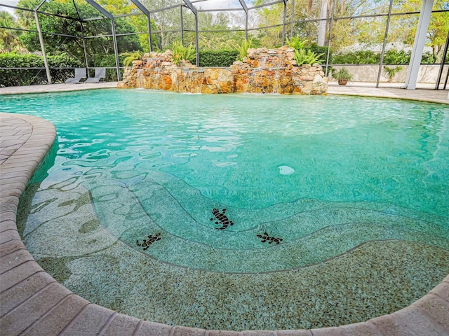 2266 12th St, Vero Beach, FL 32960 - outdoor pool with a lanai