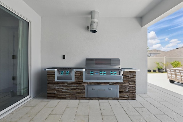 4779 Cragmere Loop, Clermont, FL 34711 - view of patio / terrace featuring area for grilling, a grill, and fence