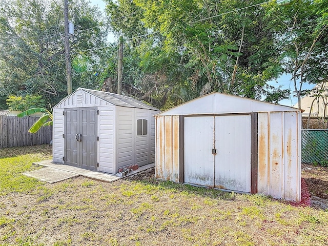 4514 Southmore Dr, Orlando, FL 32812 - view of shed featuring fence private yard