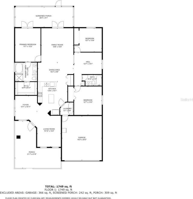 141 Campanello Ct, Daytona Beach, FL 32117 - room layout