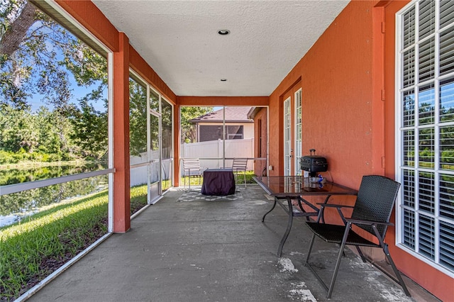 141 Campanello Ct, Daytona Beach, FL 32117 - sunroom / solarium with outdoor dining area