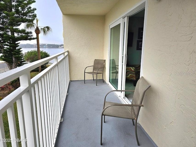 145 N Halifax Ave Unit 205, Daytona Beach, FL 32118 - balcony featuring a water view