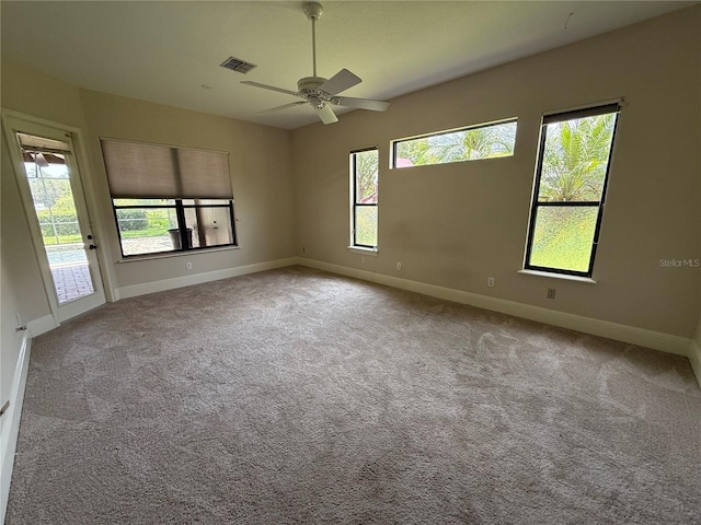 708 Palenci Ct, Winter Springs, FL 32708 - carpeted empty room featuring baseboards and a ceiling fan