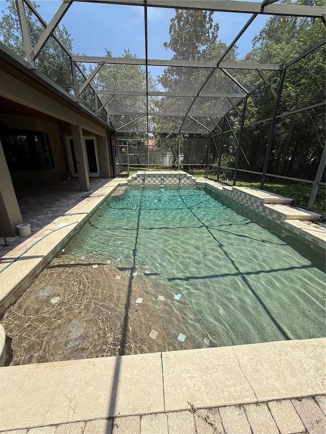 708 Palenci Ct, Winter Springs, FL 32708 - swimming pool with a patio and a lanai