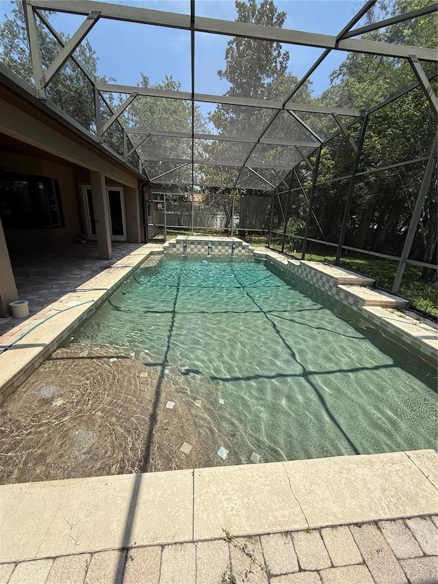 708 Palenci Ct, Winter Springs, FL 32708 - outdoor pool with a patio area and a lanai