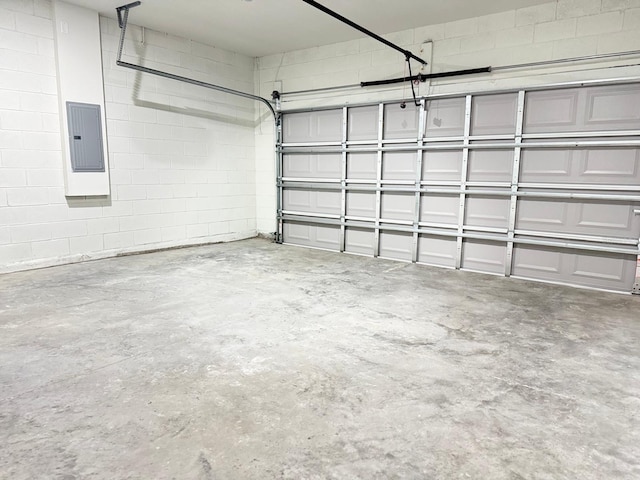 2406 SW 163rd Pl, Ocala, FL 34473 - garage with electric panel and concrete block wall