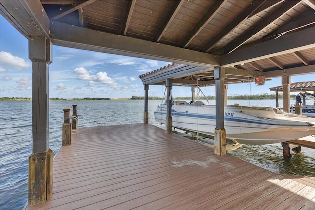 7624 Pointe Venezia Dr, Orlando, FL 32836 - dock area featuring boat lift and a water view