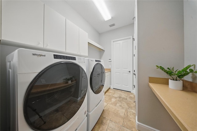 7624 Pointe Venezia Dr, Orlando, FL 32836 - washroom with separate washer and dryer and cabinet space