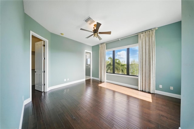 7624 Pointe Venezia Dr, Orlando, FL 32836 - unfurnished room featuring ceiling fan and wood finished floors