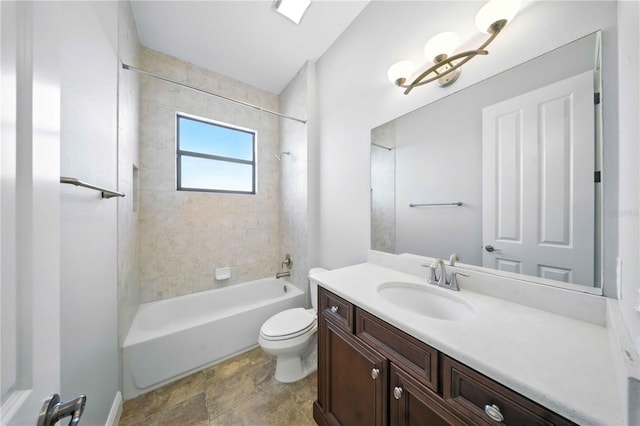 7624 Pointe Venezia Dr, Orlando, FL 32836 - bathroom featuring vanity and bathtub / shower combination