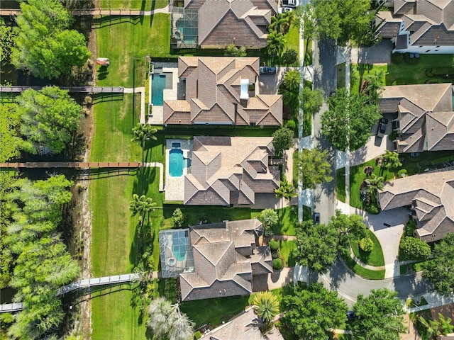 7624 Pointe Venezia Dr, Orlando, FL 32836 - aerial view of property and surrounding area with nearby suburban area