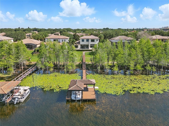 7624 Pointe Venezia Dr, Orlando, FL 32836 - bird's eye view of a nearby body of water and a tree filled landscape