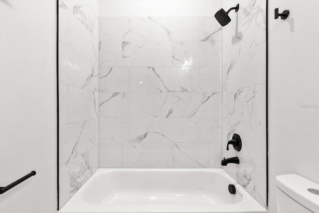 3851 W Wilburton Dr, Citrus Springs, FL 34433 - bathroom with toilet and washtub / shower combination