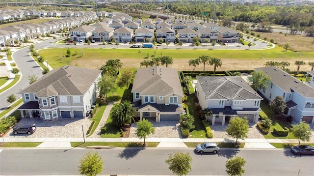 drone / aerial view featuring a residential view