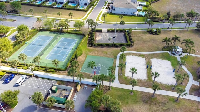 drone / aerial view
