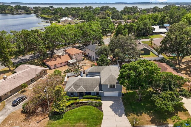 955 Seminole St, Clermont, FL 34711 - drone / aerial view featuring a residential view and a water view
