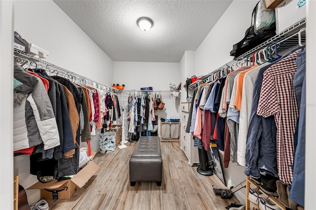 42368 W Cashew Ct, Eustis, FL 32736 - walk in closet featuring wood finished floors
