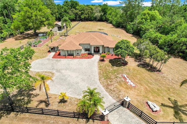 aerial view