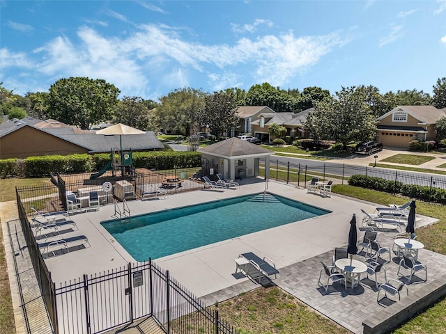 17410 Woodfair Dr, Clermont, FL 34711 - community pool with a patio area