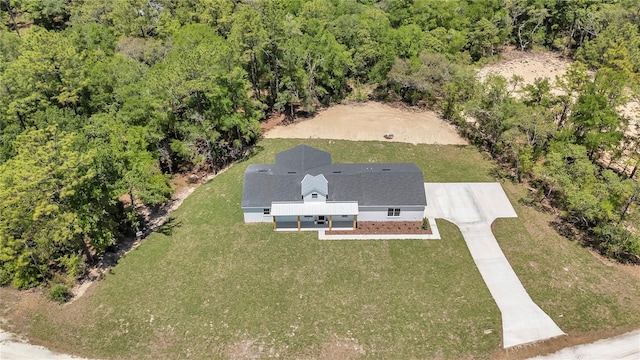 6725 SW 131st Cir, Ocala, FL 34481 - drone / aerial view featuring a view of trees