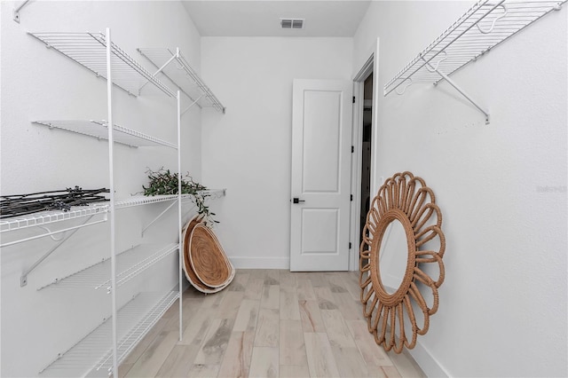6725 SW 131st Cir, Ocala, FL 34481 - spacious closet with visible vents and light wood-style floors