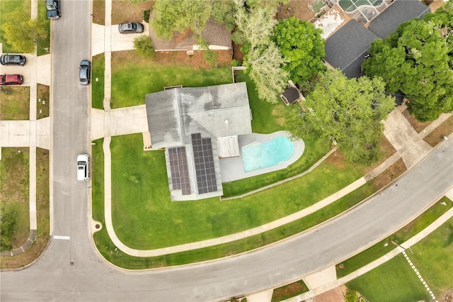 819 Haulover Dr, Altamonte Springs, FL 32714 - bird's eye view of a pool area