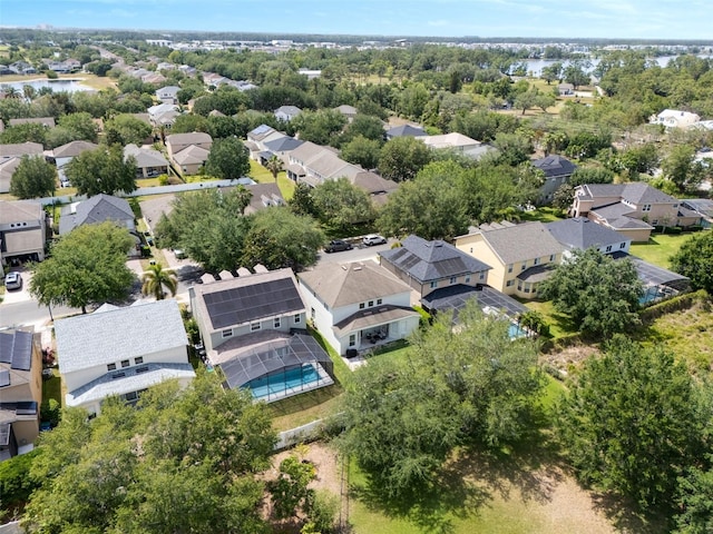 bird's eye view featuring a residential view