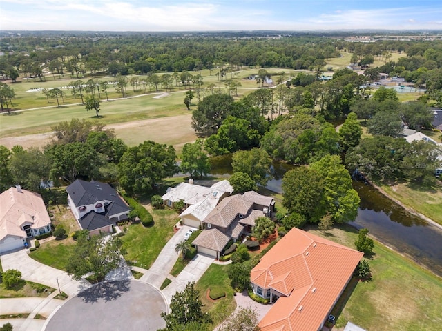 14037 Fairway Willow Ln, Winter Garden, FL 34787 - aerial perspective of suburban area with a nearby body of water and a golf course