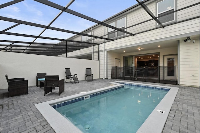 3806 Lana Ave, Davenport, FL 33897 - swimming pool featuring a patio area and a lanai