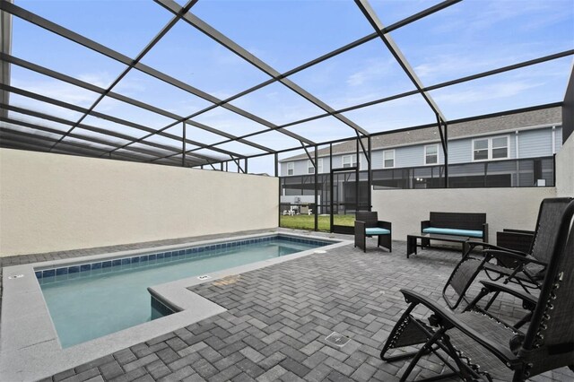 3806 Lana Ave, Davenport, FL 33897 - outdoor pool with a patio area and a lanai