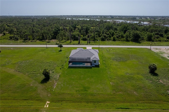 193 Rotonda Blvd S, Rotonda West, FL 33947 - view from above of property featuring a heavily wooded area
