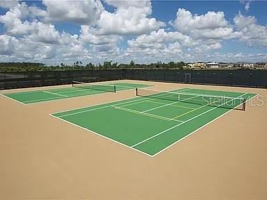 16124 Azure Key St, Winter Garden, FL 34787 - view of tennis court with community basketball court