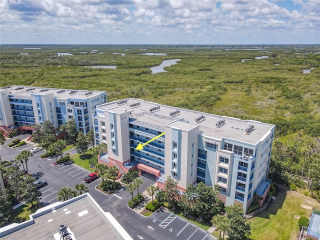 5300 S Atlantic Ave Unit 9-302, New Smyrna Beach, FL 32169 - birds eye view of property with a water view
