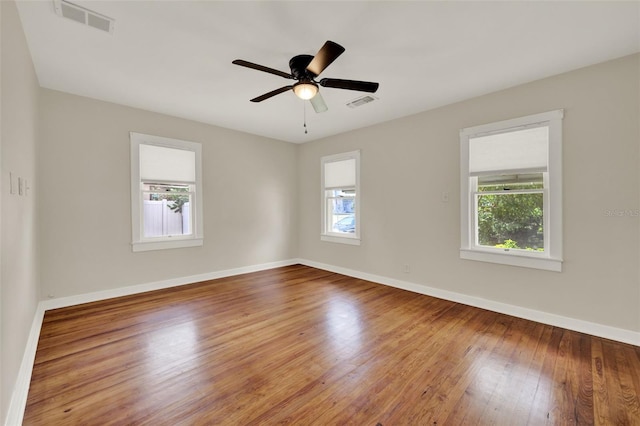508 10th St, Saint Cloud, FL 34769 - spare room featuring hardwood / wood-style floors and ceiling fan