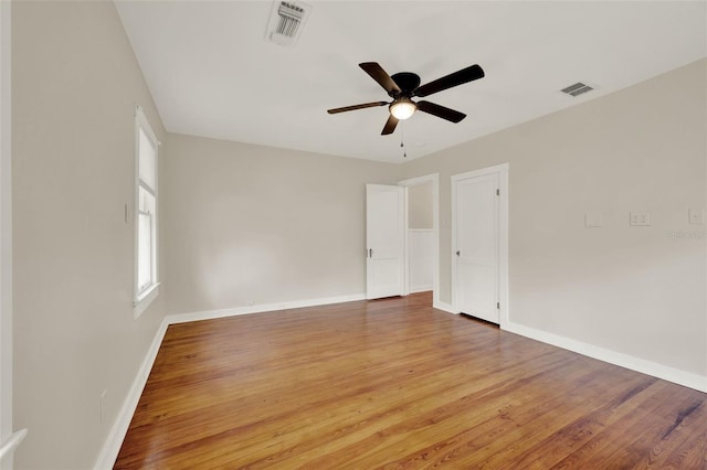 508 10th St, Saint Cloud, FL 34769 - empty room featuring light wood finished floors and a ceiling fan