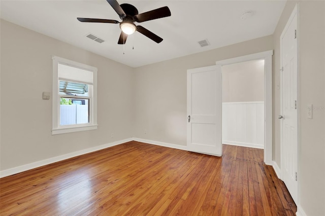 508 10th St, Saint Cloud, FL 34769 - unfurnished bedroom with light wood-style flooring and a ceiling fan