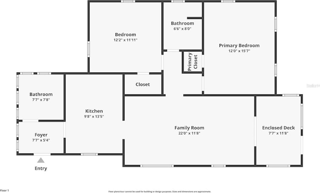 508 10th St, Saint Cloud, FL 34769 - view of room layout