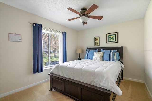2710 Alabaster Ave, Orlando, FL 32833 - bedroom featuring ceiling fan, baseboards, and light carpet