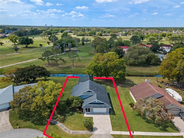 2710 Alabaster Ave, Orlando, FL 32833 - aerial view featuring view of golf course, a water view, and a residential view