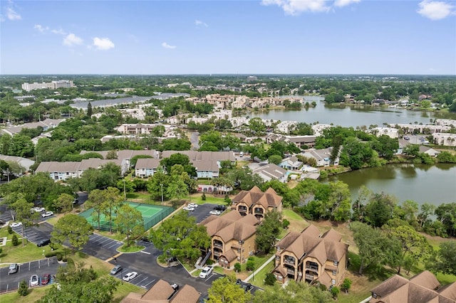 390 Lake Placid Ct Unit 304, Altamonte Springs, FL 32701 - drone / aerial view with a water view and a residential view