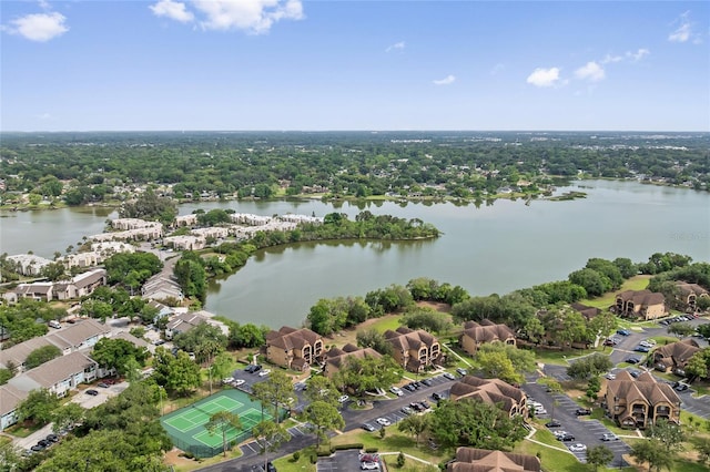 390 Lake Placid Ct Unit 304, Altamonte Springs, FL 32701 - aerial view with a water view and a residential view