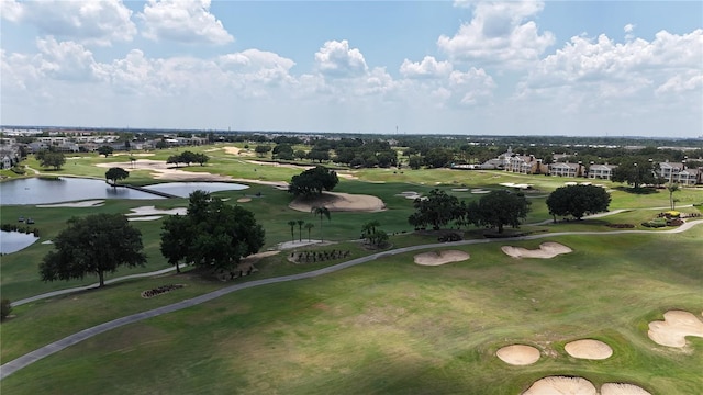 7415 Devereaux St, Reunion, FL 34747 - drone / aerial view of a large body of water and a local golf course