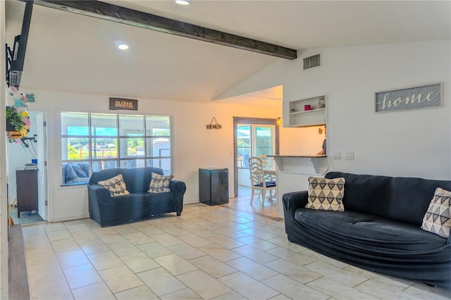 3328 Fox Rdg, Winter Haven, FL 33884 - living room with recessed lighting and light tile patterned floors
