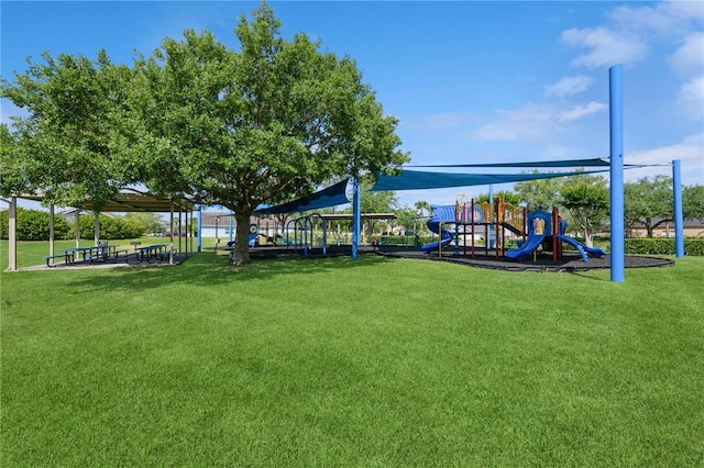 14208 Morning Frost Dr, Orlando, FL 32828 - community jungle gym with a lawn