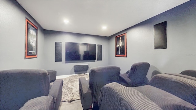 4002 Scarlet Branch Rd, Orlando, FL 32824 - home theater with recessed lighting and baseboards