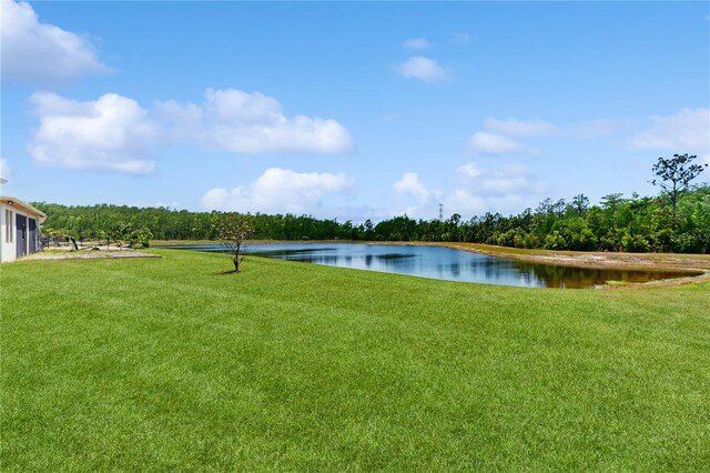 4002 Scarlet Branch Rd, Orlando, FL 32824 - view of yard with a water view